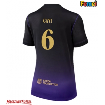 Barcelona Paez Gavi #6 Tricou Fotbal Replică 2026-27 Femei Deplasare